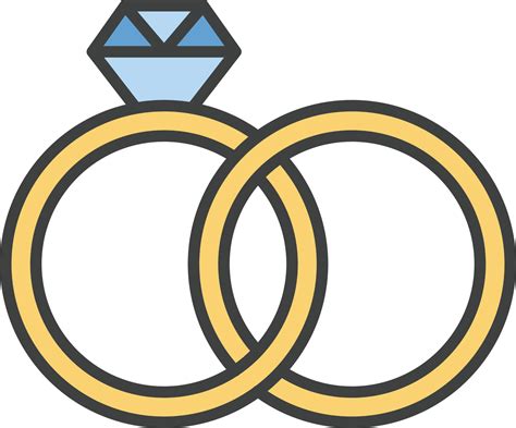 wedding-rings Illustration Vector 23088549 Vector Art at Vecteezy