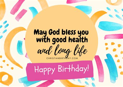 Christian Birthday Wishes For Men/religious Birthday Thank You Messages