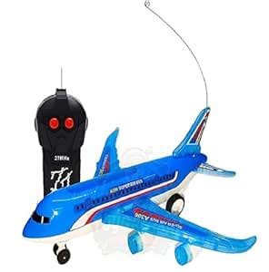 Buy APK E-STORE Aeroplane Battery Operated 27 Mhz Toy Air Bus A386 with ...