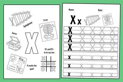 Letter X Tracing | Worksheets for Preschool - Worksheets Library