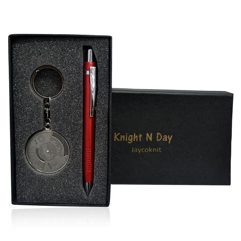 Knight N Day's ROYAL RED Fab Pen,Calendar Key chain Corporate Gift Set ...