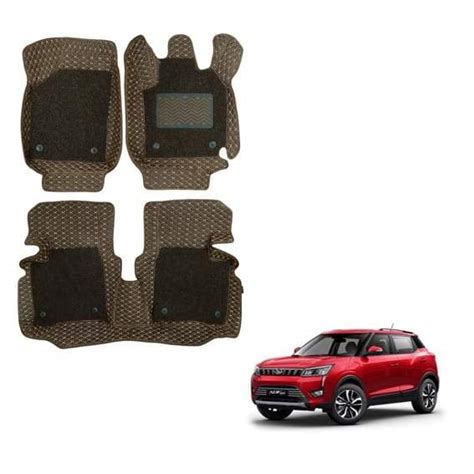 Mahindra XUV 300 Lavish 7D Mat Carpet in Brown Colour