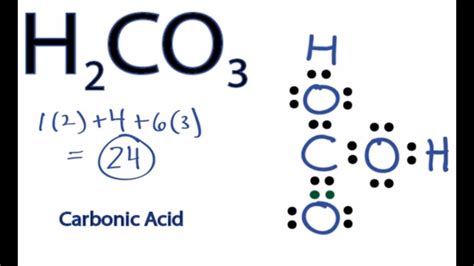 H2CO3 Lewis Structure: How to Draw the Lewis Structure for Carbonic ...