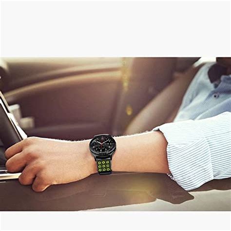 ZIKZAAK 22mm silicon Sport Replacement Bands Compatible With Colorfit ...