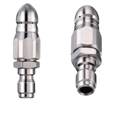 Water Mouse Head Sewer Pipe Dredging Nozzle 5000psi Stainless Steel – CRAZE
