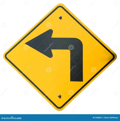 Sharp Left Turn Sign 的图像结果
