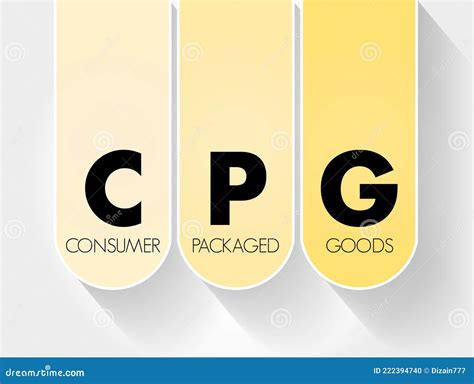 CPG, Consumer Packaged Goods. Concept With People, Letters And Icons. Flat Vector Illustration ...
