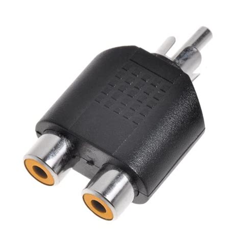 Buy Yash Vision - Pack of 3 - RCA 1 Male to 2 RCA Female Y Splitter ...