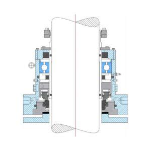 Single Mechanical Agitator Seal – Series 12SR – Mexico Engineering