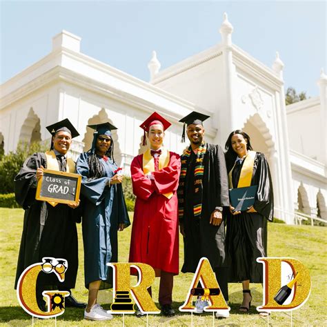 Buy Gold Graduation Yard Sign Stakes for Graduation Decorations 8pcs ...