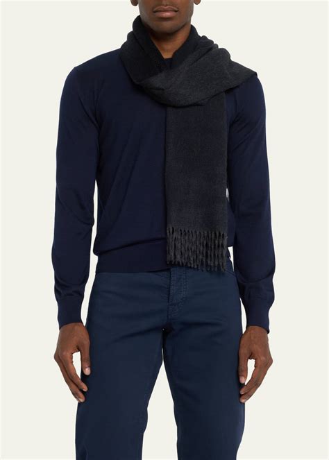 Kiton Men's Cashmere Scarf - Bergdorf Goodman
