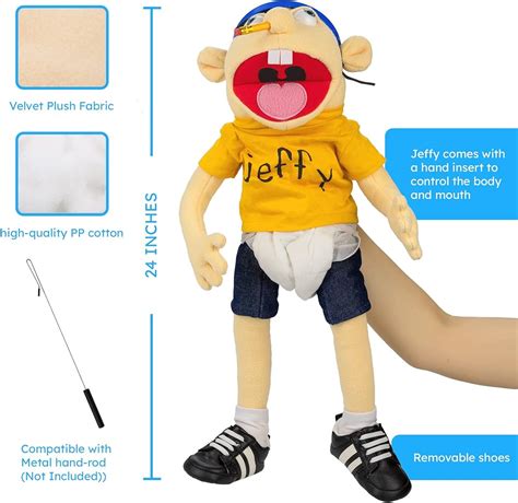 Buy Official SML Merch Puppet - Jeffy Online India | Ubuy