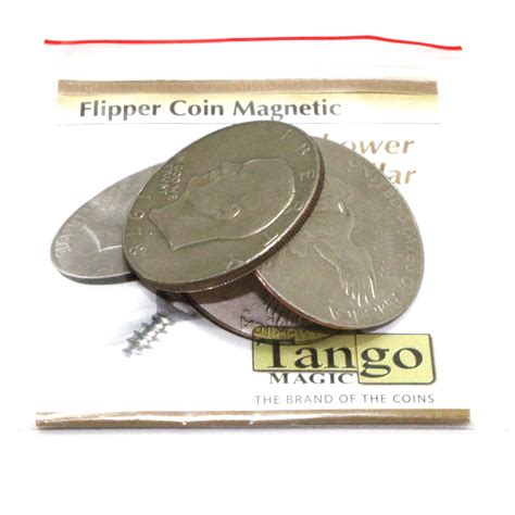Flipper Coin Magnetic (Eisenhower Dollar) by Tango Magic
