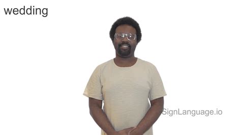 Wedding in ASL - American Sign Language - 3 Video Examples