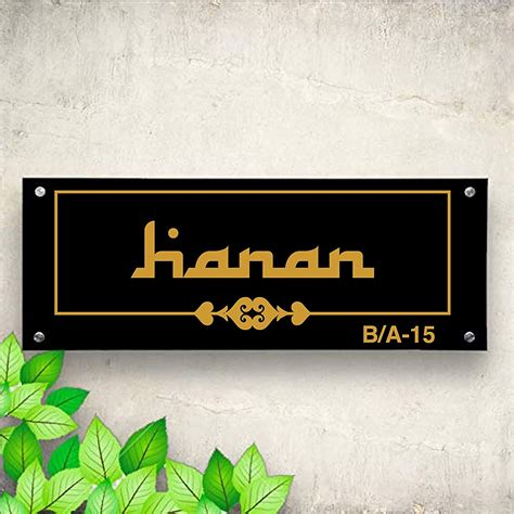 Best Quality Customizable Acrylic Name Plates In India – WOOPME