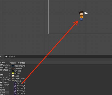 How to Create a Player in Unity 2D 的图像结果