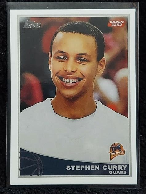 2009 Steph Curry 321 Topps Rookie Card Reprint Brand New | Etsy