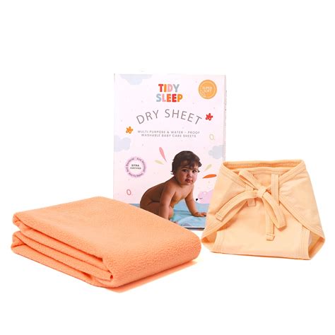 Baby Dry Sheet & Jersey cotton Nappy Combo | Tidy Sleep