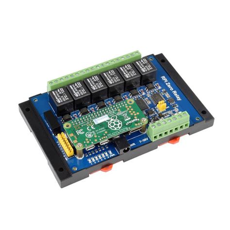 Industrial 6-ch Relay Module for Raspberry Pi Zero, RS485/CAN, Isolate ...