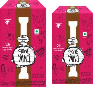 Gone Mad Strawberry-Filled Wafer Sticks – 24 Sticks Wafer Rolls Price ...