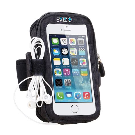 SGM Mobile Armband with Earphone Holder (Black) : Amazon.in: Electronics