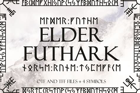 Elder Futhark Font by denestudios · Creative Fabrica | Free script ...
