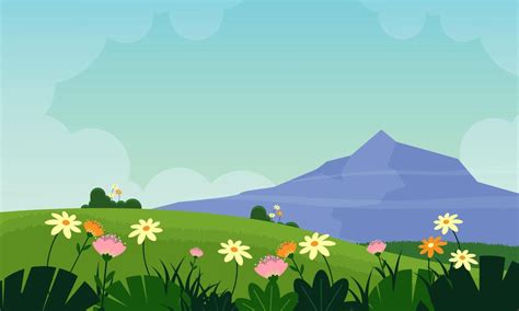 Cartoon Landscape Vector 的图像结果