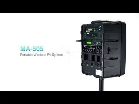 Public Address System - MIPRO : MA-505 Portable Wireless PA System ...