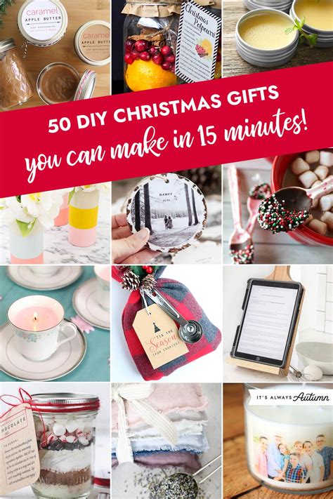 Ideas For Homemade Christmas Gifts