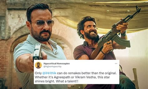 'Vikram Vedha' Twitter Review: Fans Say Only Hrithik Roshan And Saif ...