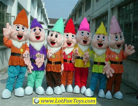 China Seven Dwarfs Cartoon Mascot Character Costume - China Mascot ...