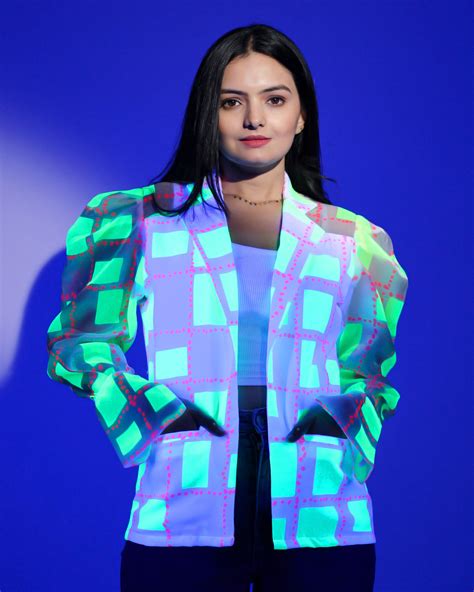 Own Your Night: Neon Light Women's Jacket – Fabcurate