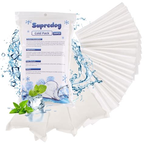 36pc Dry Ice Packs for Shipping - Reusable Cold Shipping Packaging for ...