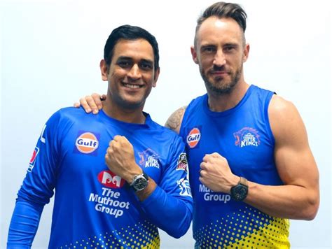 MS Dhoni reaches out to Faf du Plessis for advice during games, their ...