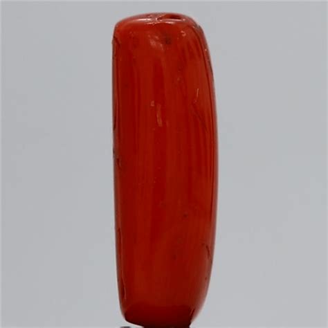 6.4 carat 7.04 ratti GII certified natural Italian cylindrical shape ...