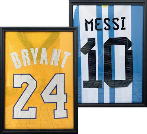 Amazon.com: 2 Pack Jersey Frame Display Case,Jersey Shadow Box,Sports ...