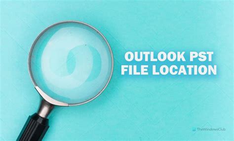 Image result for PST File Location