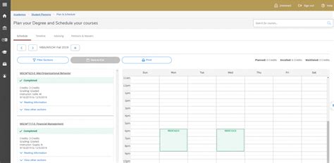 Plan & Schedule | Office of the Registrar | Elon University