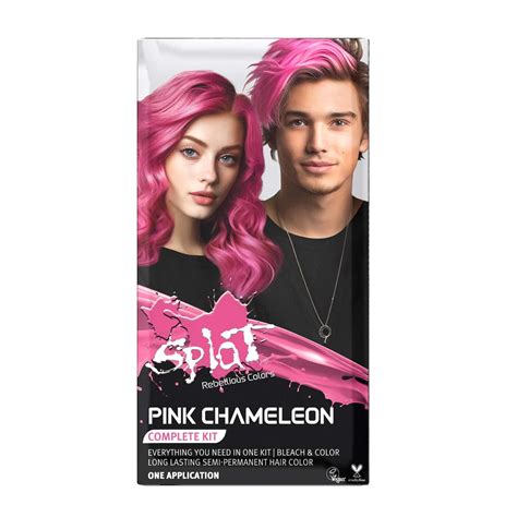Splat Complete Kit Pink Chameleon – Pink Semi-Permanent Hair Color ...