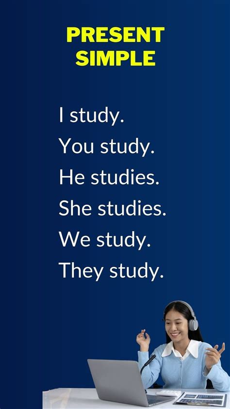 Present Simple Tense examples | English Basic Grammar in 2024 | English learning spoken, English ...