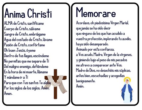 Spanish Catholic Prayer Booklet: 25 Traditional Prayers (printable PDF ...