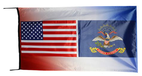 121 USA / US Country / United States Of America and North Dakota State / Patriotic / Pride ...