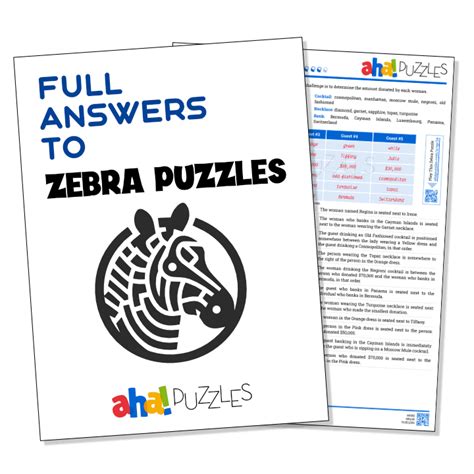 Image result for Zebra Puzzles