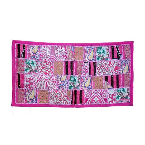 Buy Indian Wall Hanging/ Table Runner Handmade in Barmeri Work ...