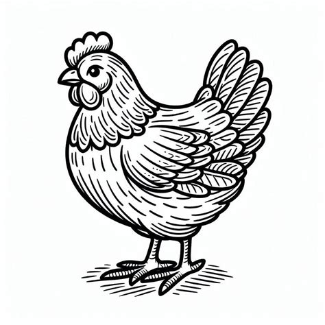 Hen and Eggs coloring page - Download, Print or Color Online for Free