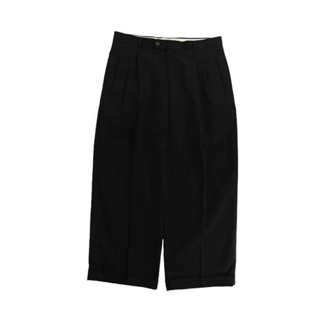 【OTSU】super straight silhouette 2-tuck wide slacks design by ITALY-8363 ...