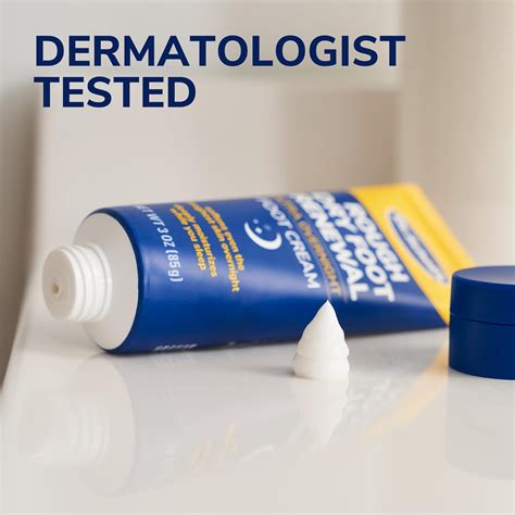 Dr. Scholl’s Rough, Dry Foot Renewal Ultra – Tratamiento nocturno con crema para pies durante la ...