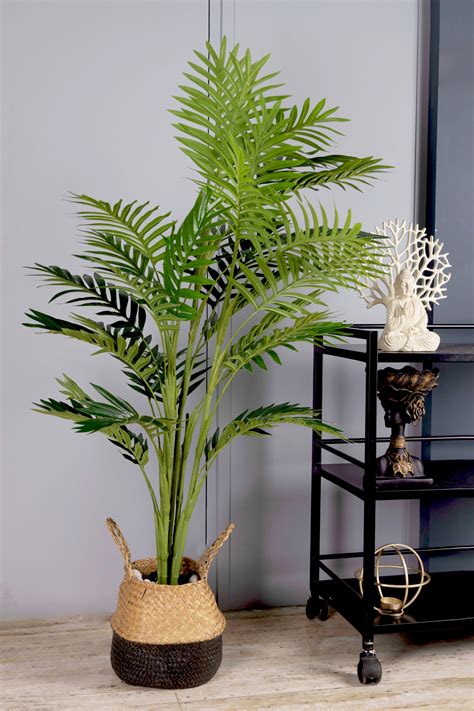PolliNation Artificial Palm Plant - Bring Tropical Elegance to Your Ho