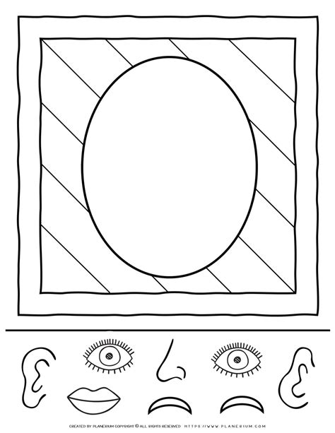 Body Parts Worksheet - Face Parts - Cut and Glue | Planerium ...