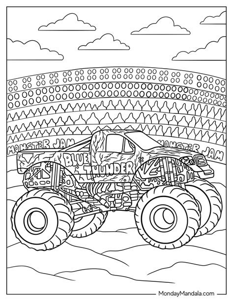 20 Monster Jam Coloring Pages (Free PDF Printables)